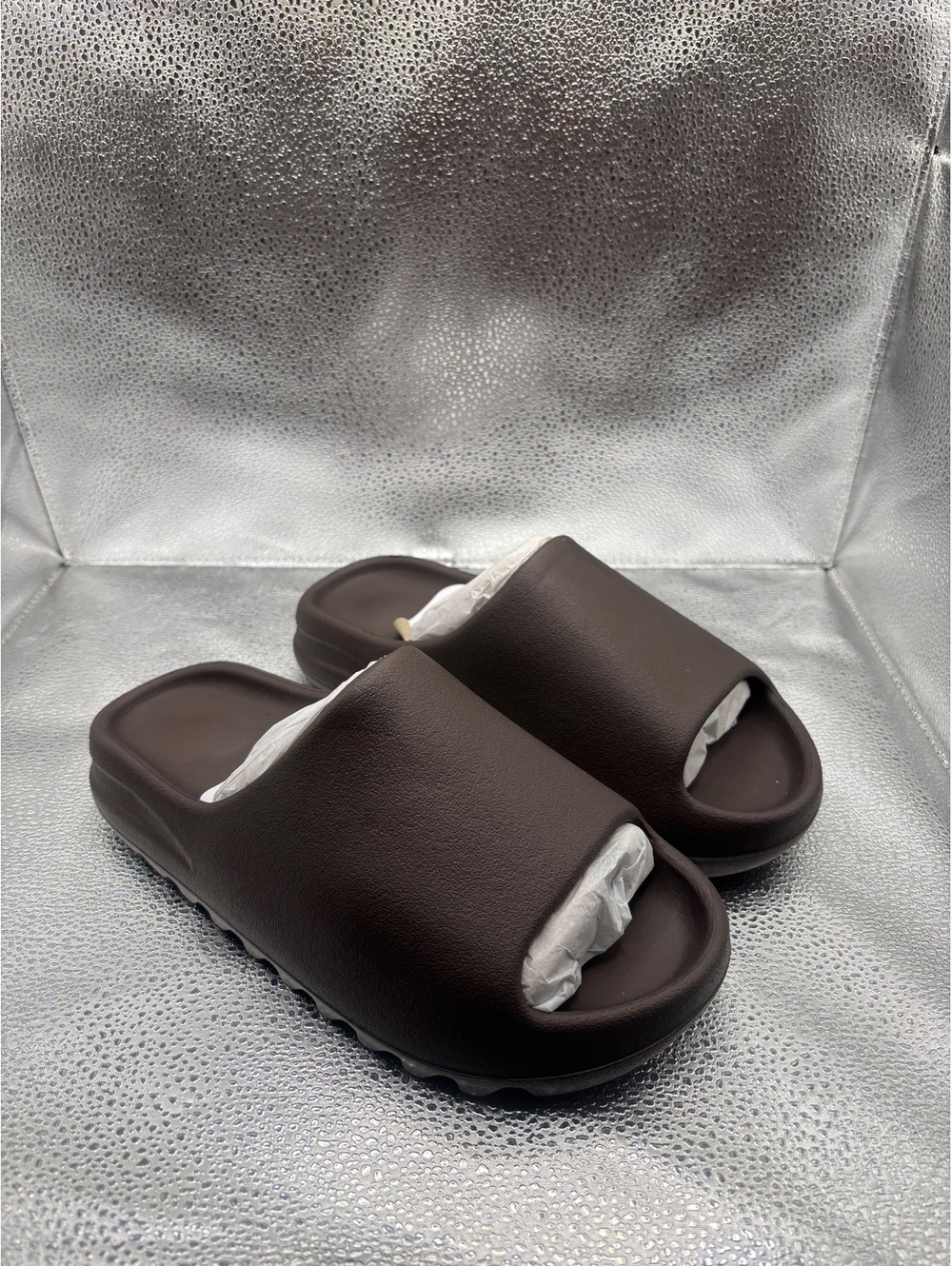 YS-01 chocolate yeezy slide size 10